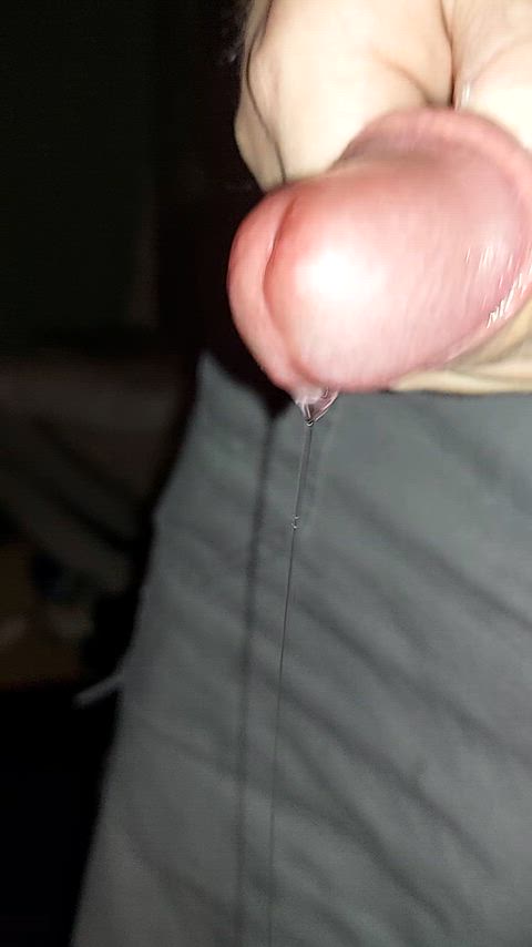 My big head leaks when I get hard...