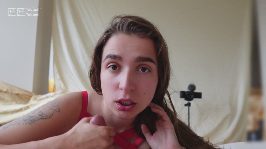 She got a little sloppy with this blowjob