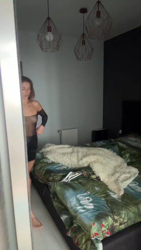 Amateur Ass Babe Boobs Brunette Natural Tits Pussy Small Tits Teen Wet Pussy Porn GIF by viqueensy