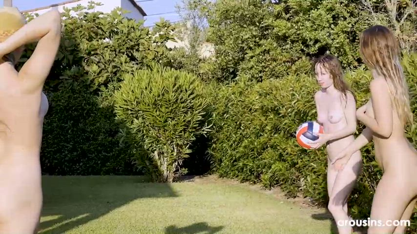 Ballplay Girls Outdoor Teens Porn GIF by adultprime