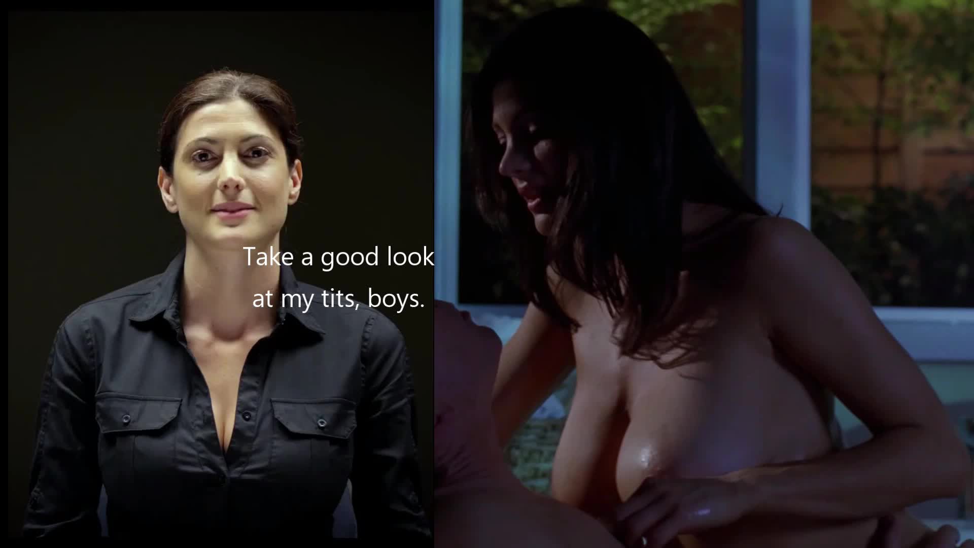 Julia Benson's huge tits