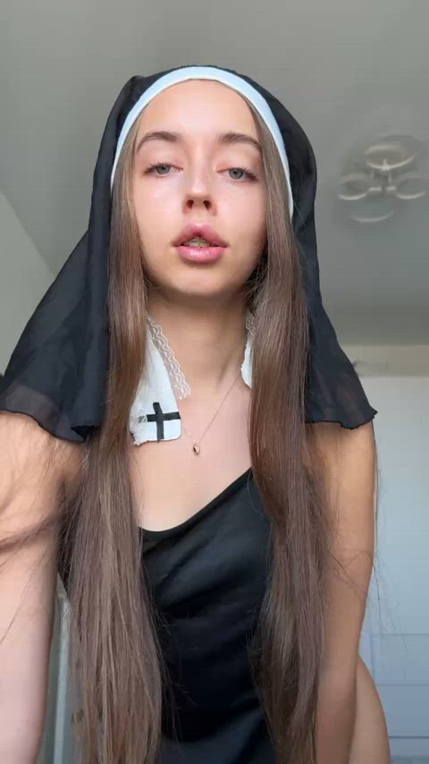 wld you fuck that slutty nun with your Christian cock?