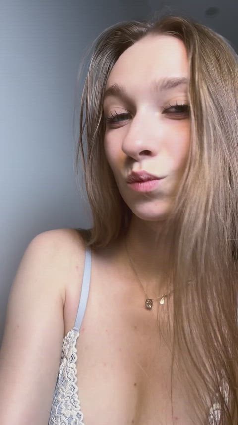 She leans forward on the floor, eyes locked and lips parted 🫦 thumbnail