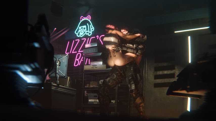 Judy and Adam Smasher (by mept44)