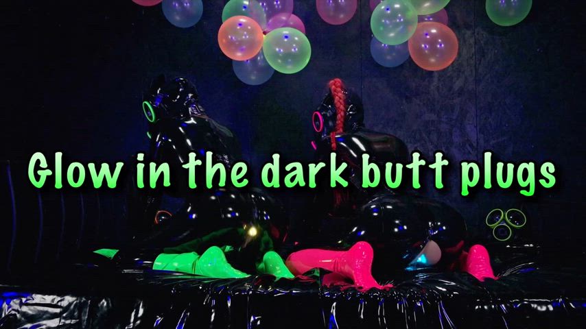 Babe Balloons Big Tits Butt Plug Fetish Kinky Latex Latex Gloves OnlyFans Tits Porn GIF by missfetilicious