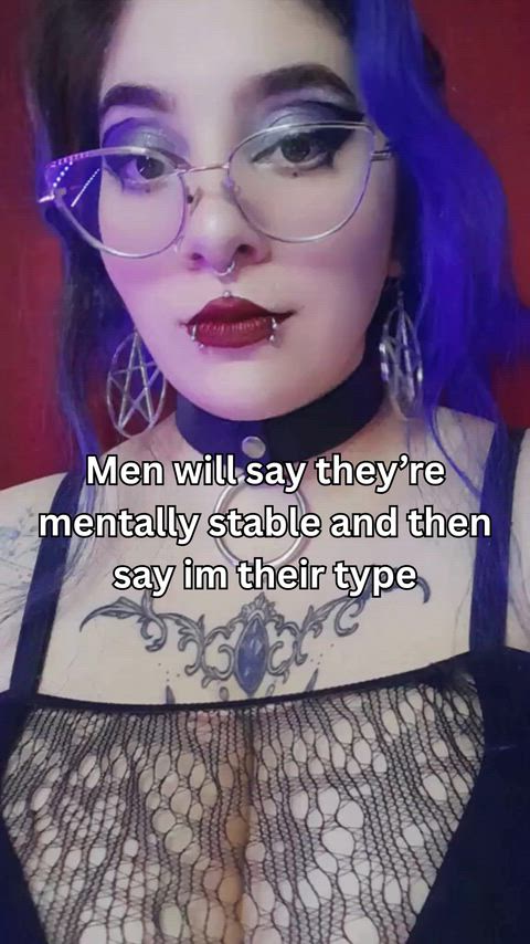 Big Tits Boobs Goth OnlyFans Tattease Tattoo Tattooed Tease Teasing Tits Porn GIF by raven.roth