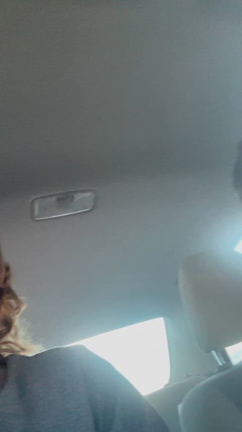 When mom gets a night out & gets ready in the car
