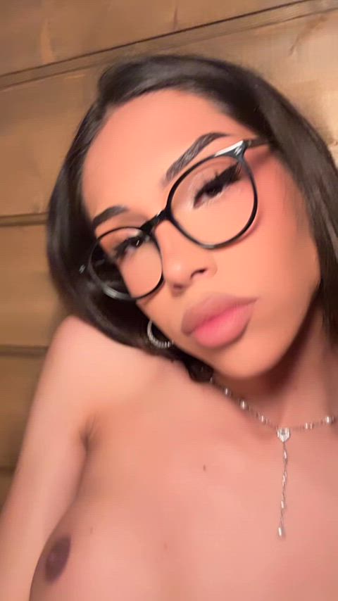 Do u think u could even talk with my girlcock in ur mouth