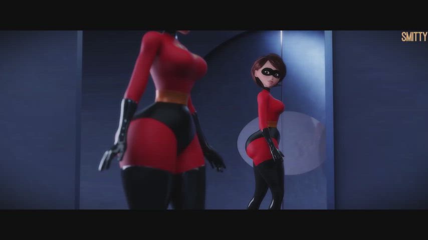 Elastigirl checks herself out (Smitty)