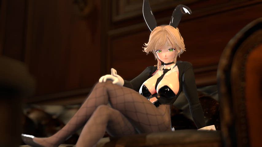 Sneak peak - Ade Agent Bunny   (3D art by me, LoudLuna)