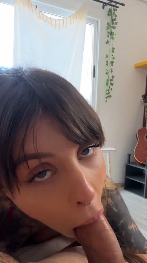 If you put a cock in front of me I’m sucking it
