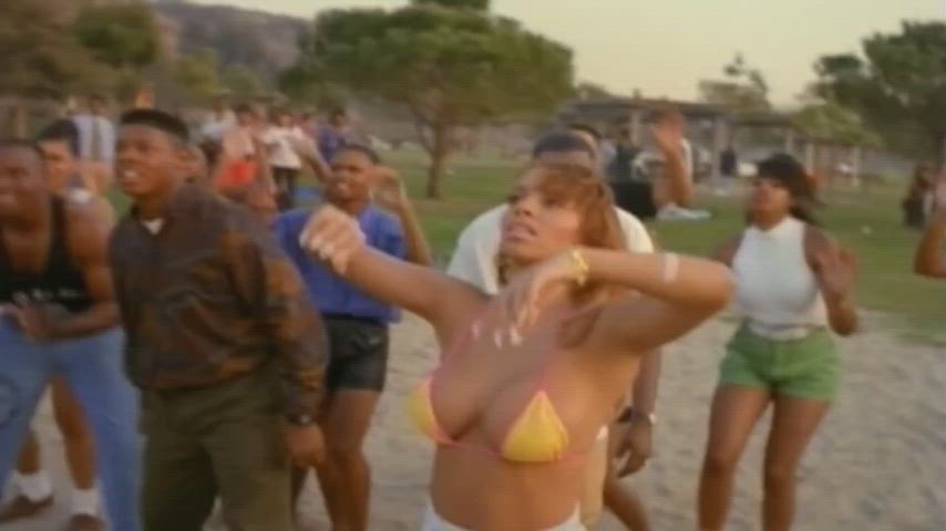 Big Tits Boobs Caught Ebony Exhibitionist Exposed Flashing Huge Tits Public Porn GIF by populardick