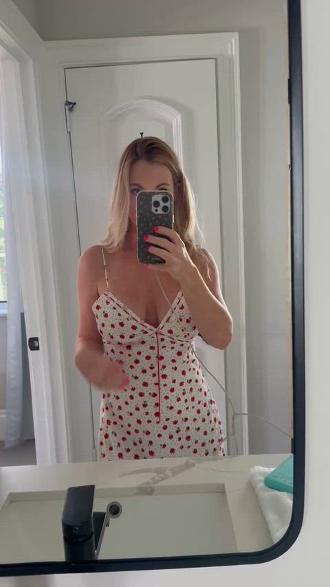 New cute little dress belongs on the floor