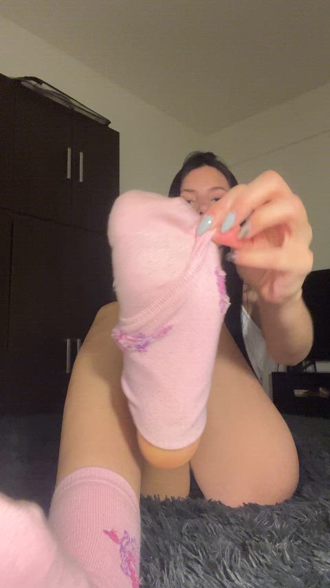 Worship my smelly feet! [OC]