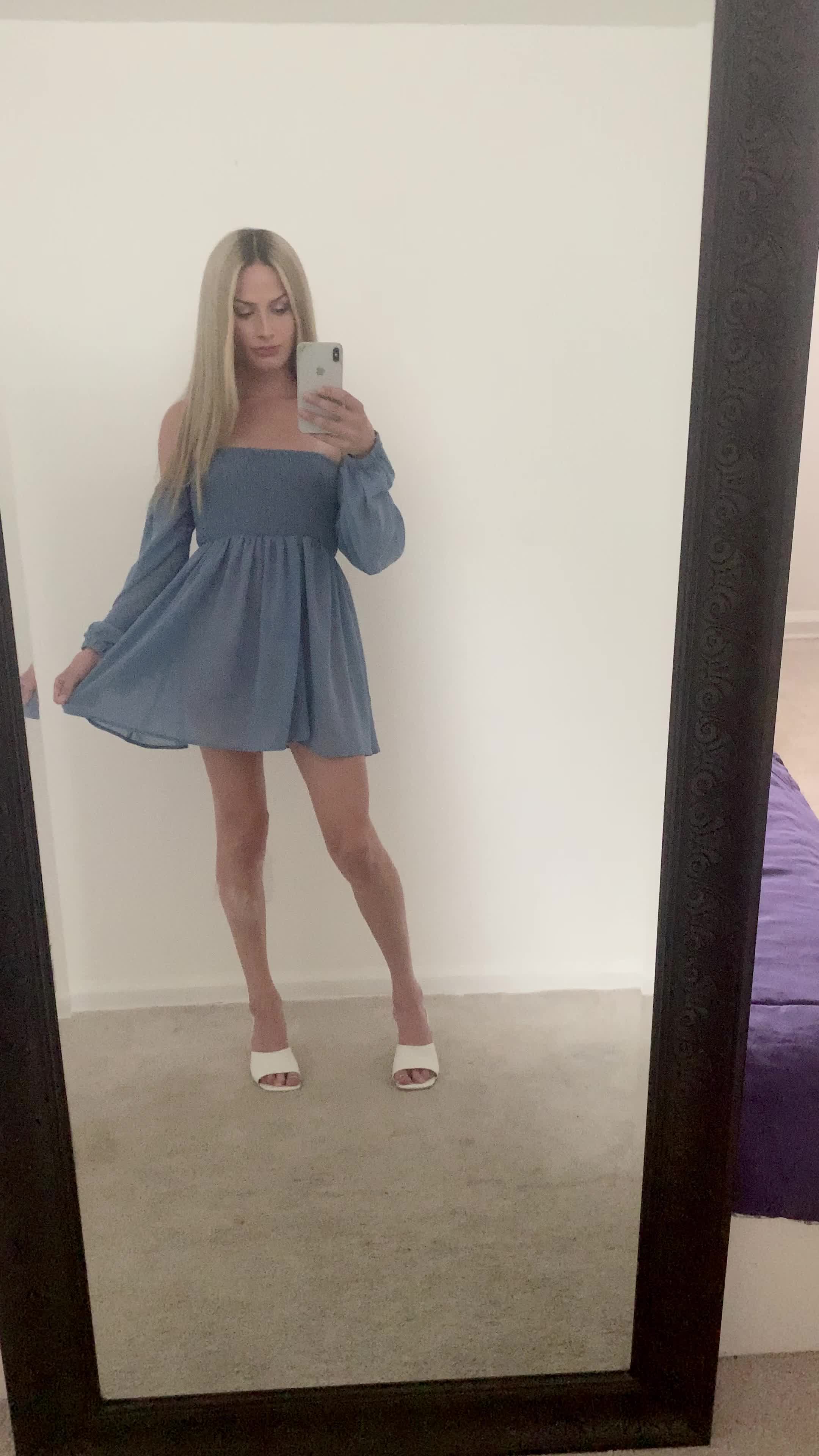 Was supposed to wear this dress for a wedding, guess my dicks too big 🥺