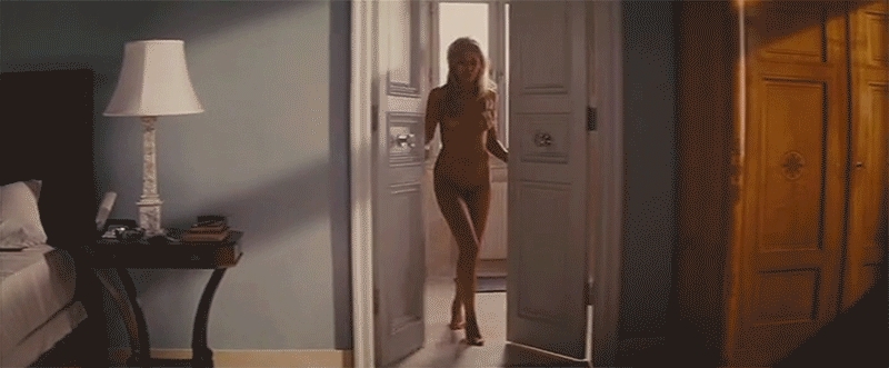 We love to talk about Margot Robbie's full-frontal scene in The Wolf of Wall Street, but Katarina Čas's full-frontal scene in the movie is just as good.