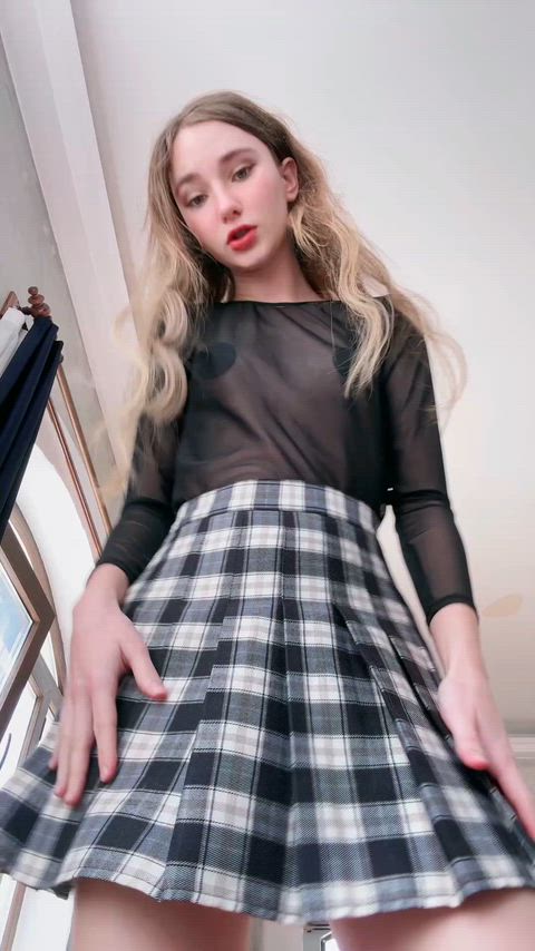 Beneath my skirt is a priceless treasure