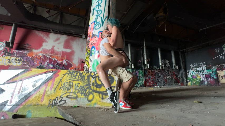 Here’s one of the many orgasms I shamelessly had in this abandoned nightclub