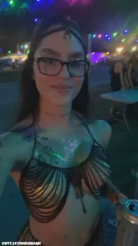 Big Ass Compilation Dancing Exhibitionist Festival Party Public Teen Topless Porn GIF by duromami
