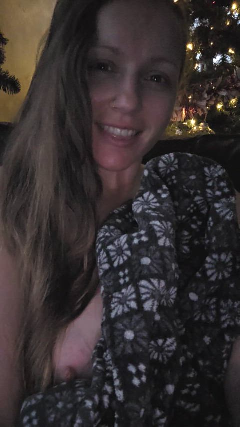 Wearing nothing under this blanket