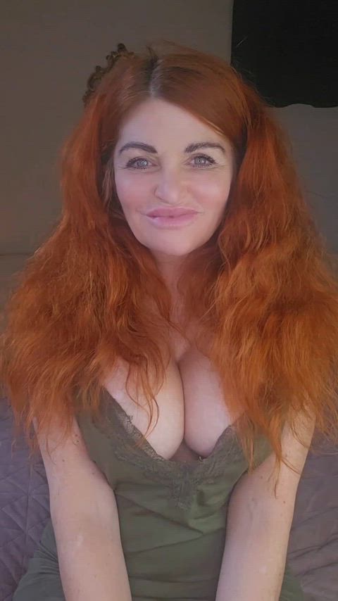 I think my big soft boobs would look even better covered in your cum