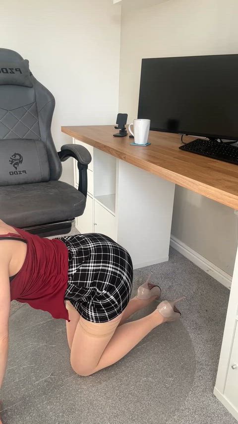 Could you handle me in the office?