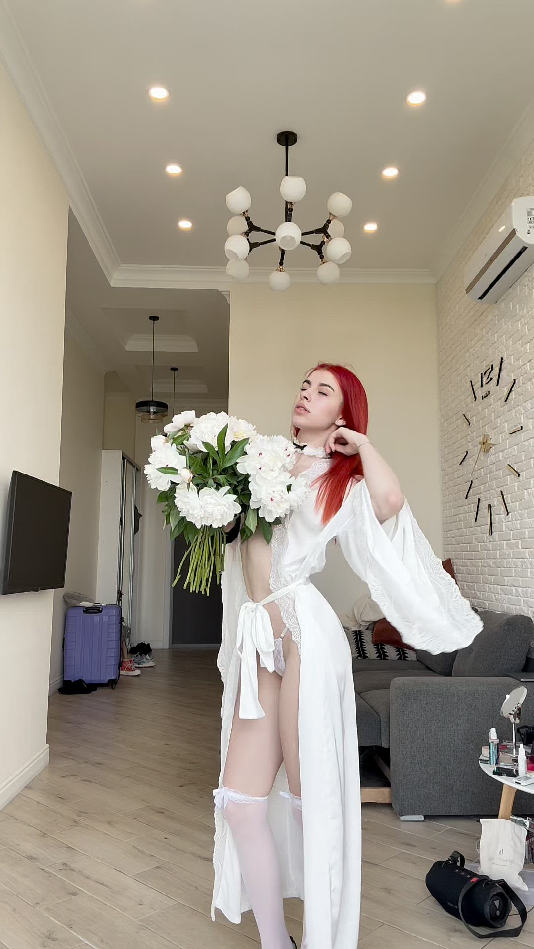 Busty, Costume, Crossdressing, Dress, Panties, Pantingirl