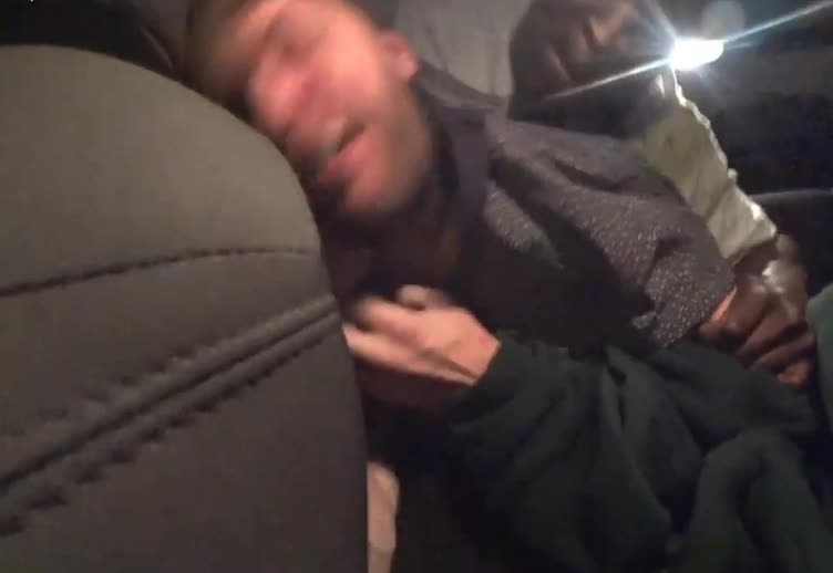 White twink takes forced BBC in the backseat
