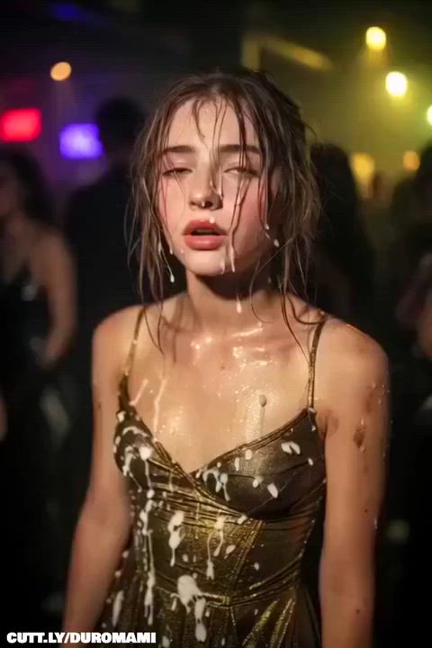Ai Generated Amateur Blowjob Bukkake Club Facial Nightclub Public Teen Porn GIF by duromami
