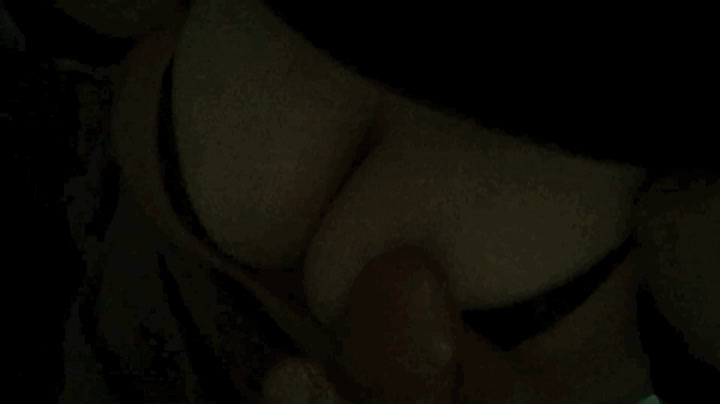 Cumming on her cleavage, she wore this under her shirt all night