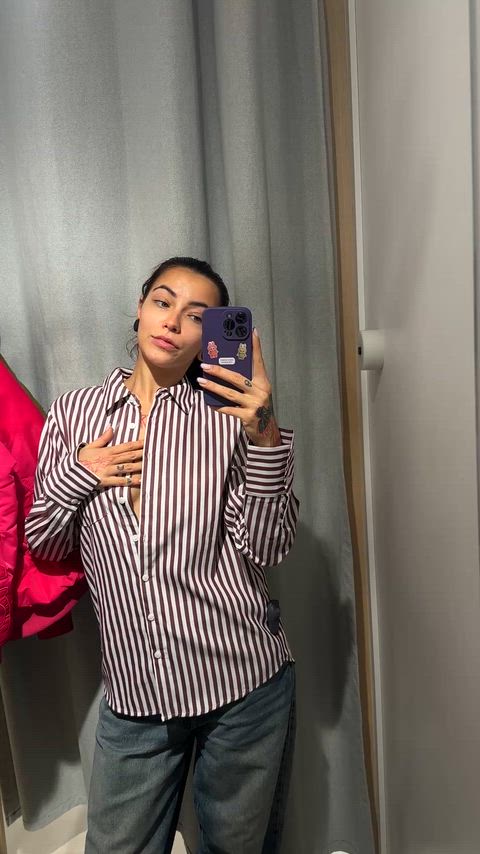 Is this shirt open enough to seduce you