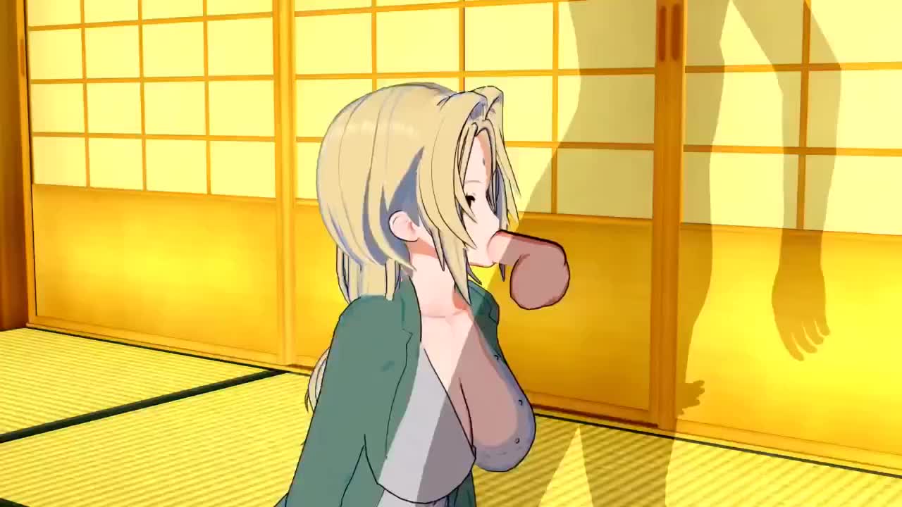 Tsunade sucks and fucks