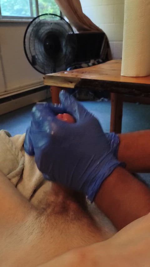 Love it when my man milks my cock