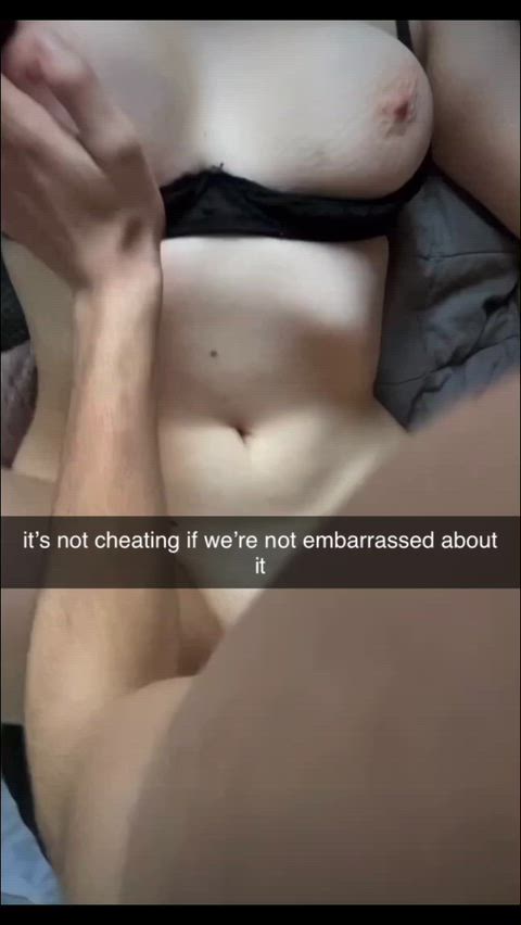 its not cheating if we're proud of it