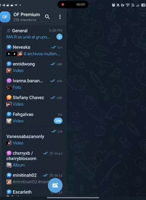 Grupo VIP, info al DM.