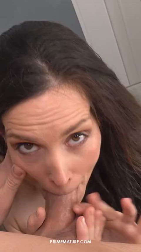 Amateur Anal Blowjob Deepthroat Fingering Hardcore MILF Mature Upskirt Porn GIF by adultprime