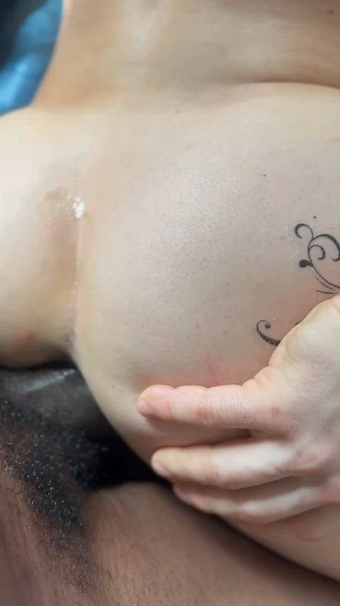 I love being gaped by a thick bull.