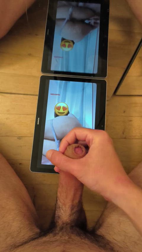 You can even hear the splashing 😏💦💦