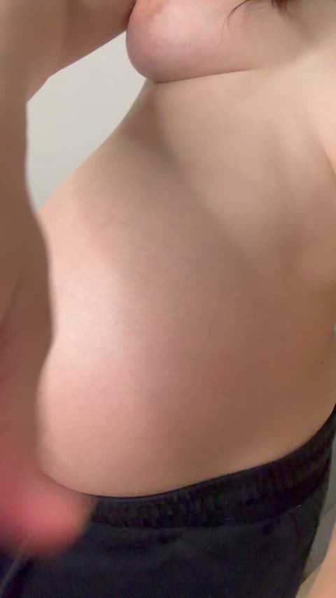 I know they are small, but I wish your could feel how heavy my little milkers are