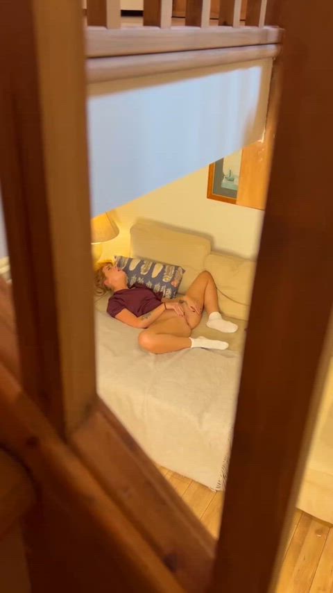 Are you gonna interrupt or stand up there perving