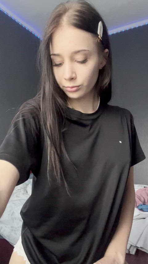 Cute tits with puffy nipples