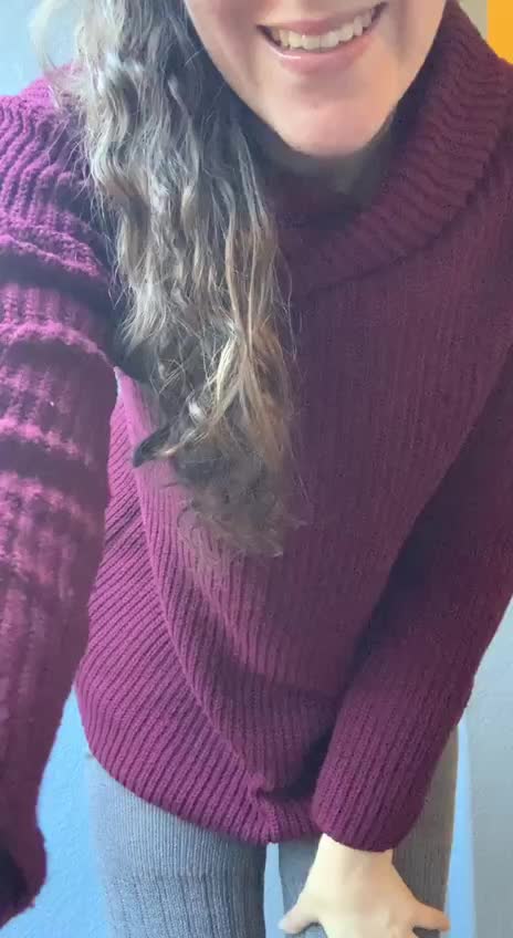 do you like what's under my sweater? 😇