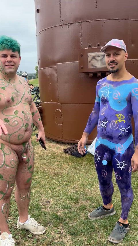 Exhibitionism Exhibitionist Gay Nudist Public Porn GIF by swirl0831