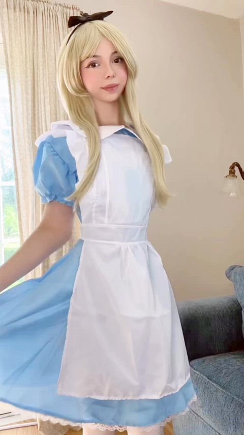 18 Years Old Asian Barely Legal Blonde College Cute OnlyFans Petite Solo Teen Porn GIF by miamiaof