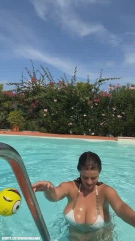 Big Tits Bikini Boobs Bouncing Tits Cleavage Compilation Dancing TikTok Tits Porn GIF by duromami