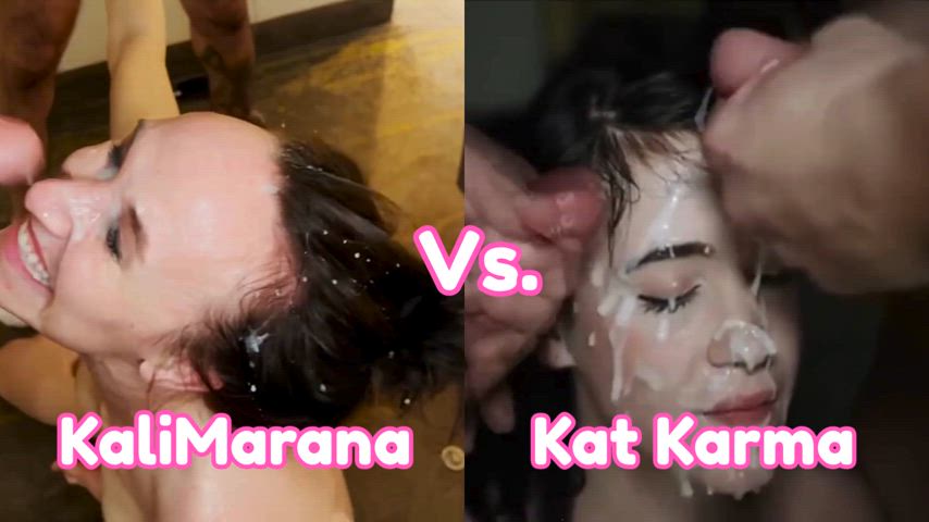 Amateur Bukkake Legends : KaliMarana Vs. Kat Karma