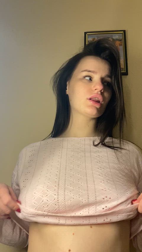 be honest, are my boobs looking weird?