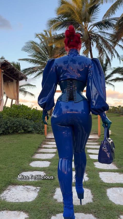 Babe Big Tits Femdom Fetish Goddess Kinky Latex Latex Gloves Mistress OnlyFans Porn GIF by missfetilicious