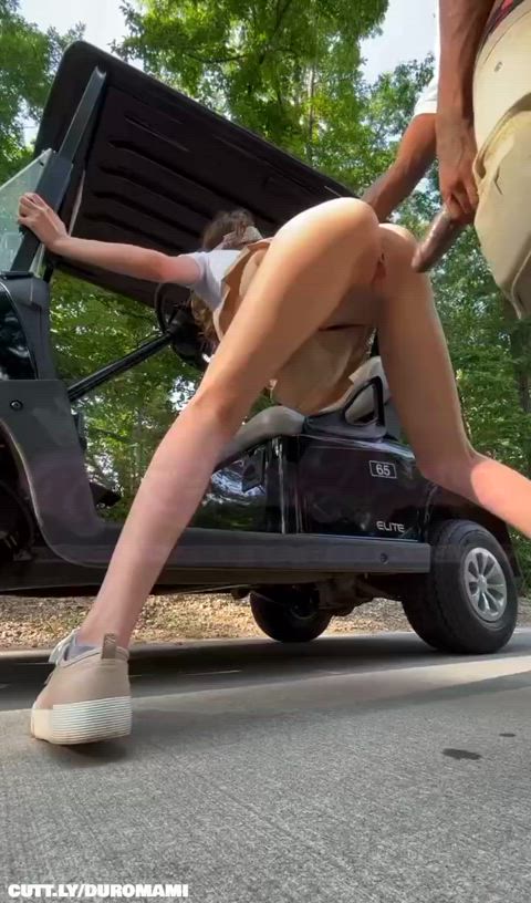 Amateur Ass BBC Interracial Legs Outdoor Public Standing Doggy Trashy Trashy Boners Porn GIF by duromami