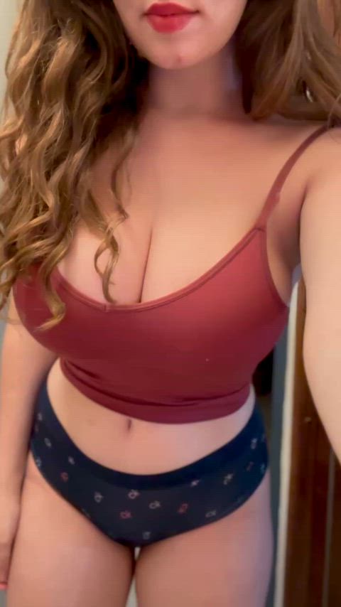 Big Tits Boobs Huge Tits NSFW Natural Tits Nipples Panties Striptease Tease Tits Porn GIF by lamsinka89